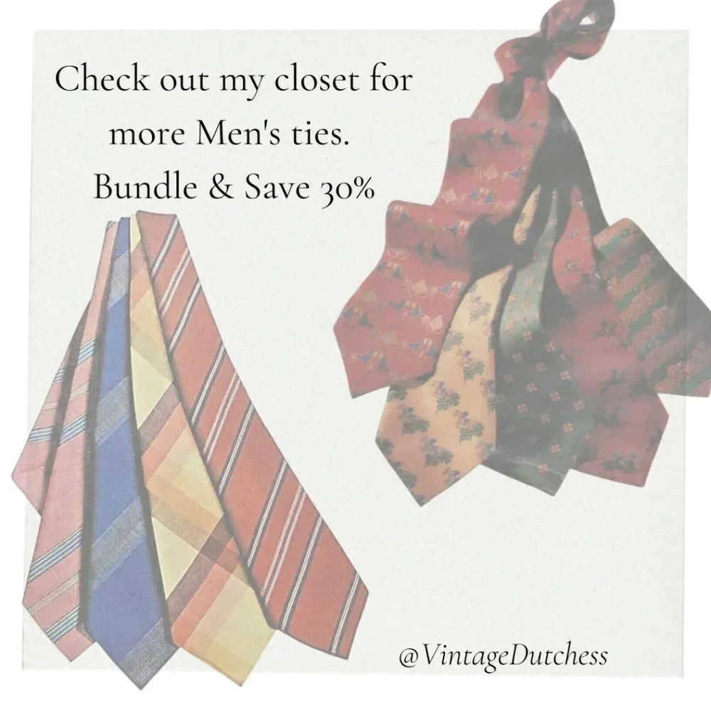 Corner Stone Vintage Geometric Patterned Tie Boys Or Youth